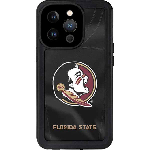 Florida State University Black Jersey iPhone 15 Pro Waterproof Case